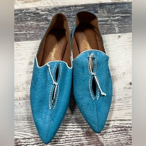 Free people leather flats